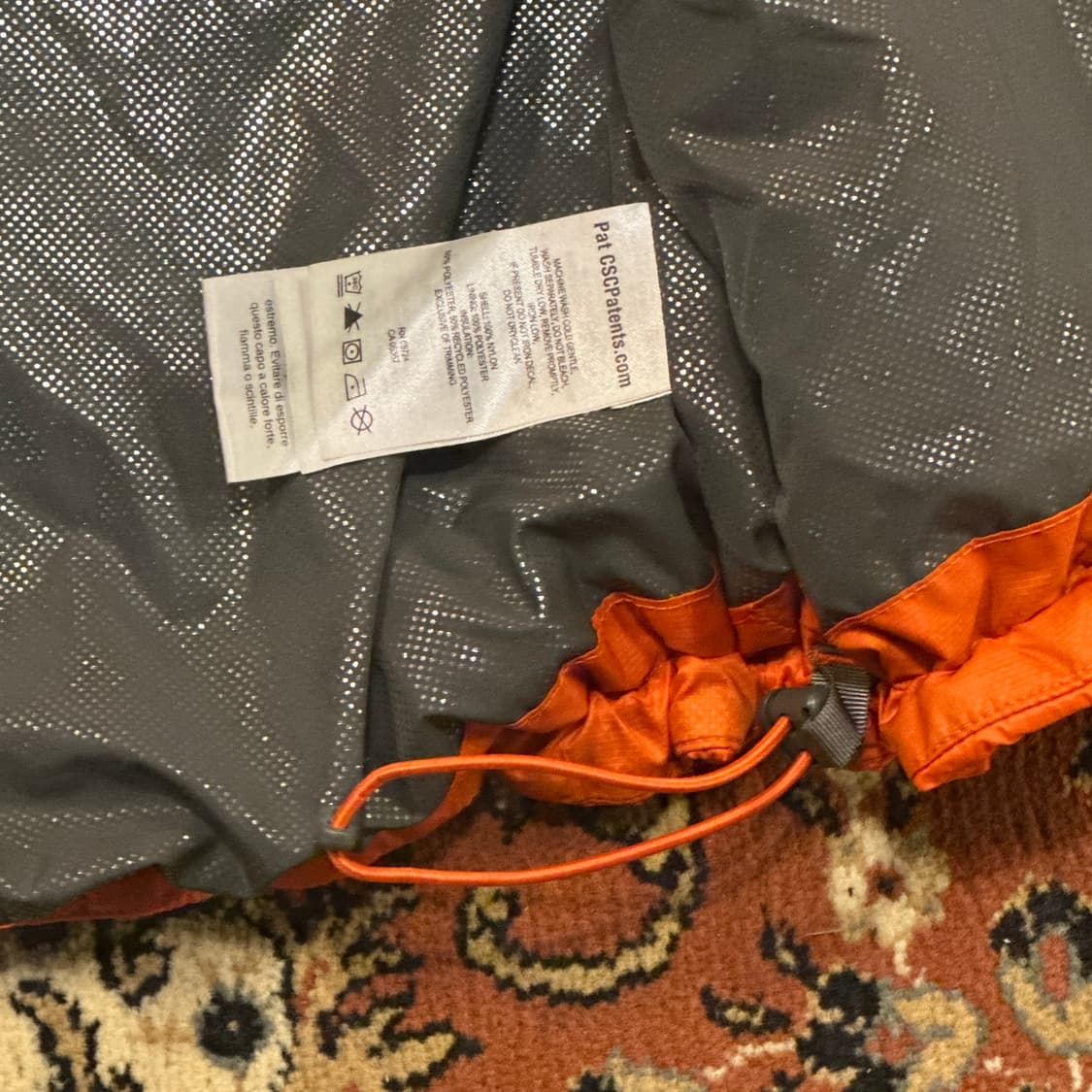 컬럼비아 경량패딩 옴니히트 (L-XL) 오렌지 상품이미지8