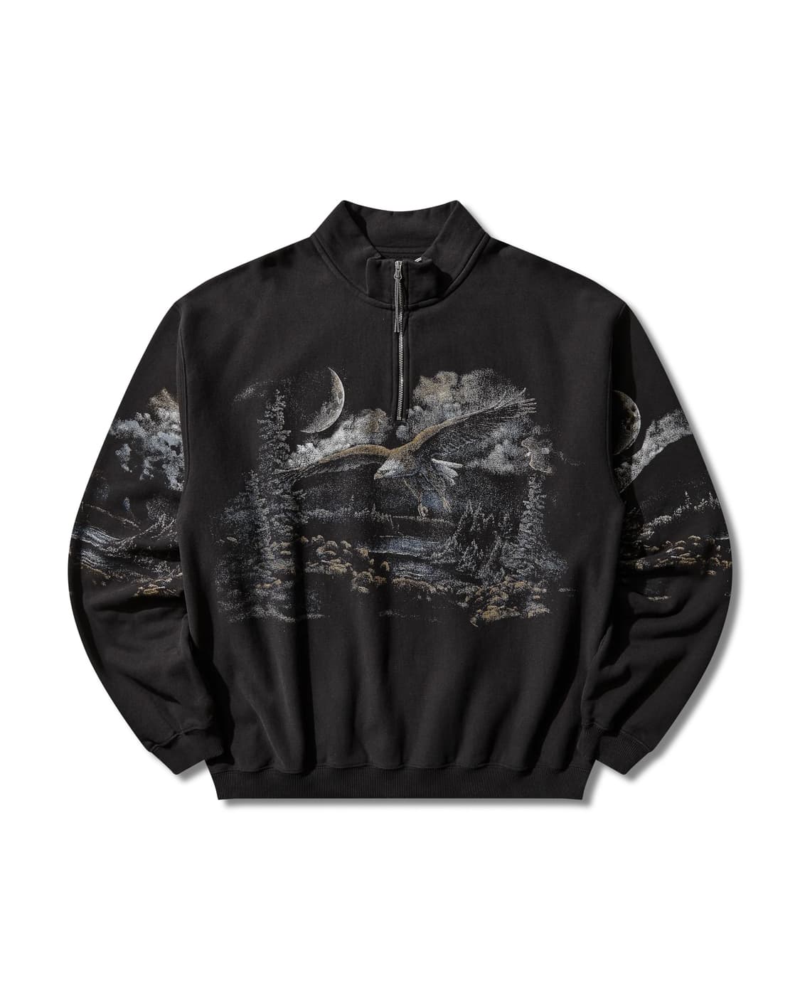 [M,L,XL]로아 하이킹 26ss FAI 하프 집 스웨트 셔츠 상품이미지8