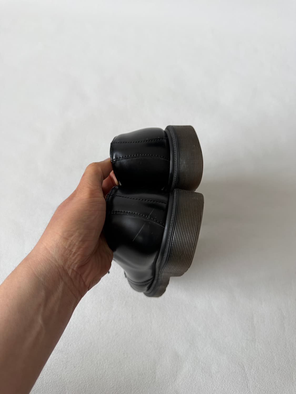 [UK6]닥터마틴(Dr.Martens) 3홀 블랙(깔창 없음) 상품이미지8