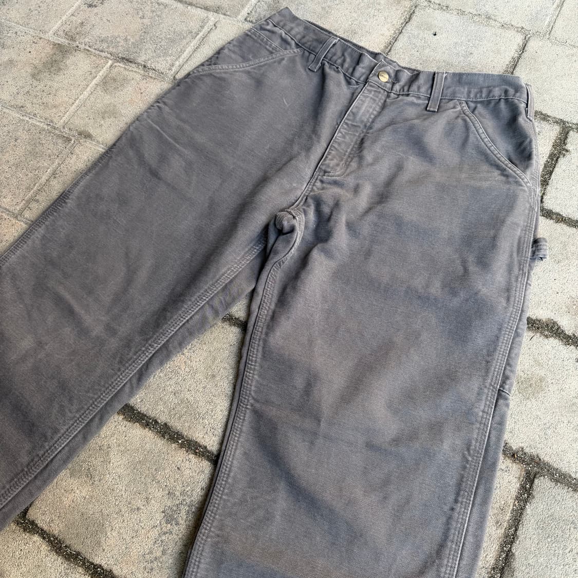 칼하트 B111 GVL 싱글니 카펜터 워크 팬츠 상품이미지4