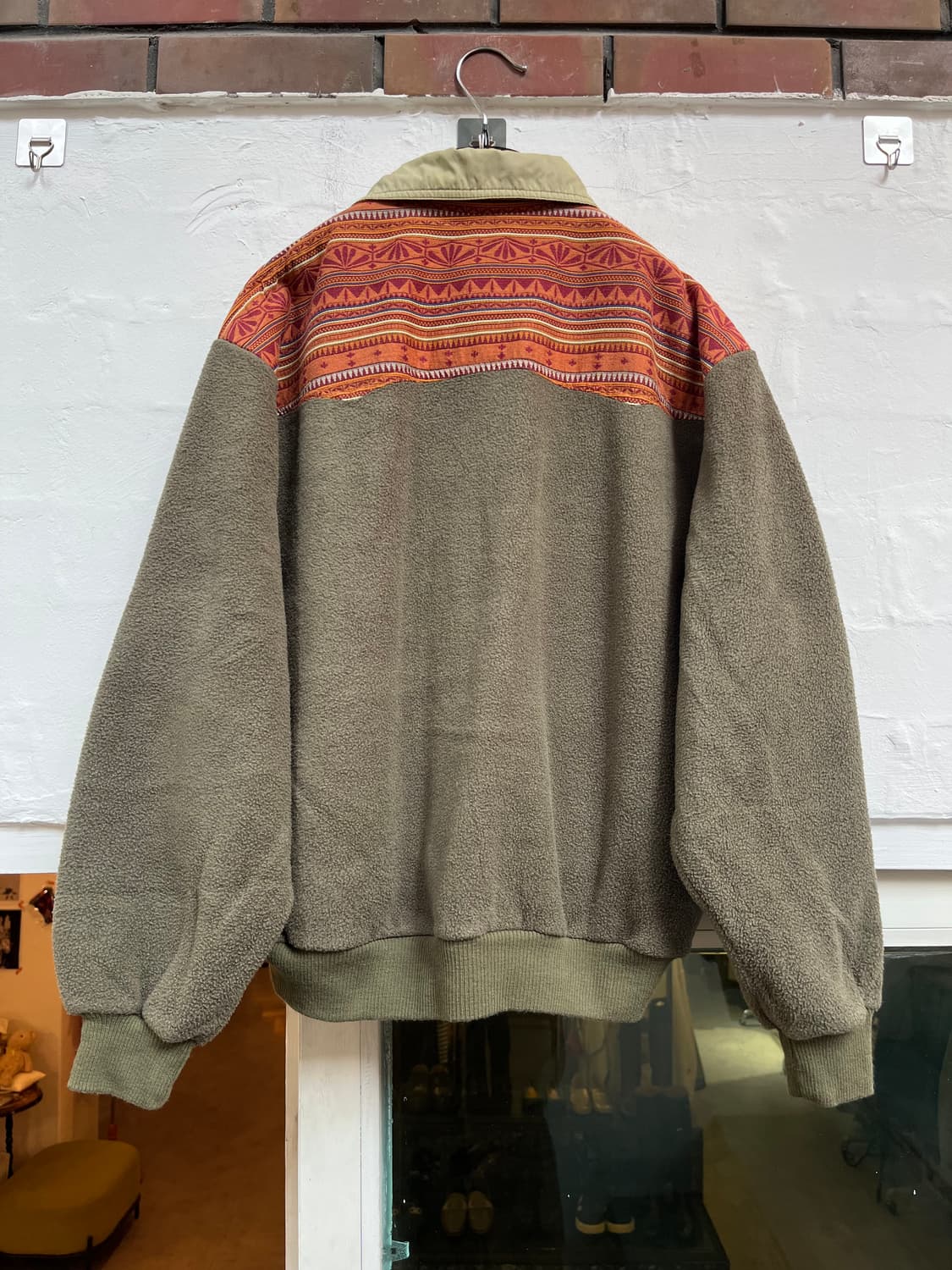 Millet 밀레 빈티지 오버핏 카라 플리스 상품이미지9