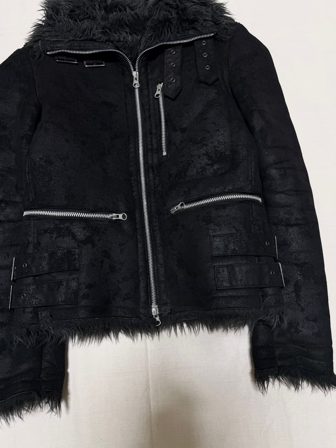 00s dem lovers japanese brand fur jacket 상품이미지2