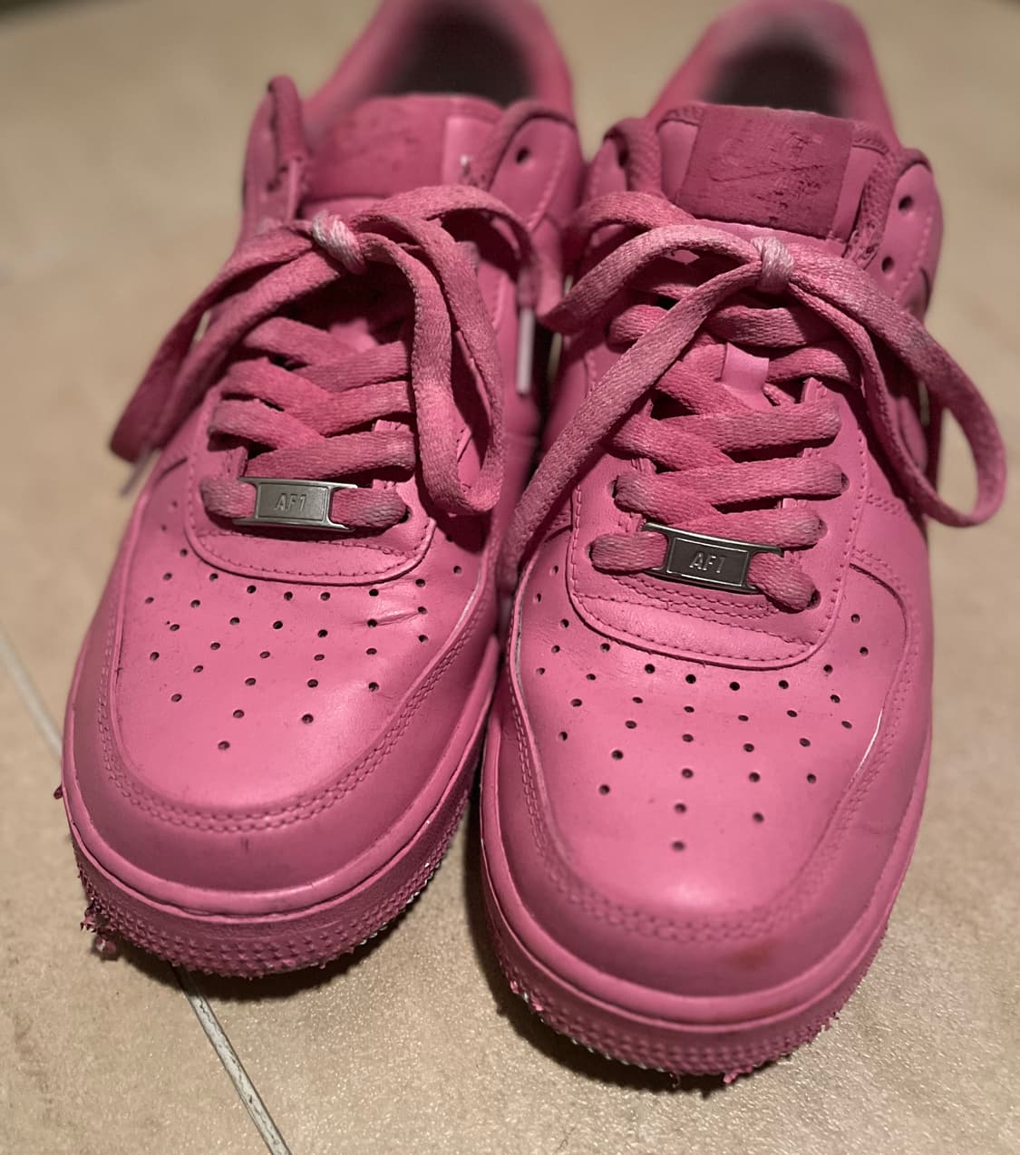 에어포스 1 핑크 커스텀 265 상품이미지5