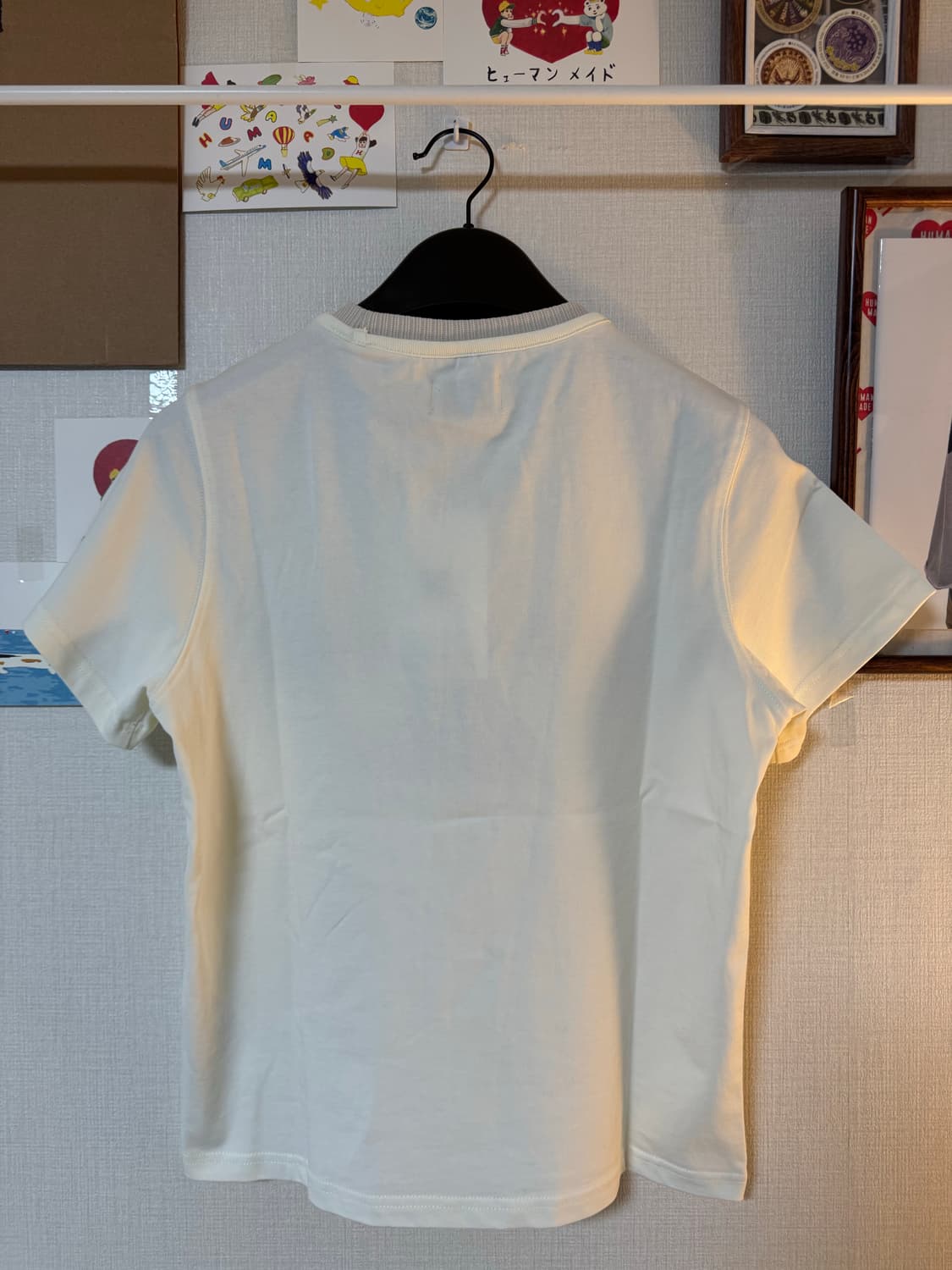 (새상품) SATUR 세터 로고 자수 보야지 반팔 티셔츠 화이트 M 상품이미지3