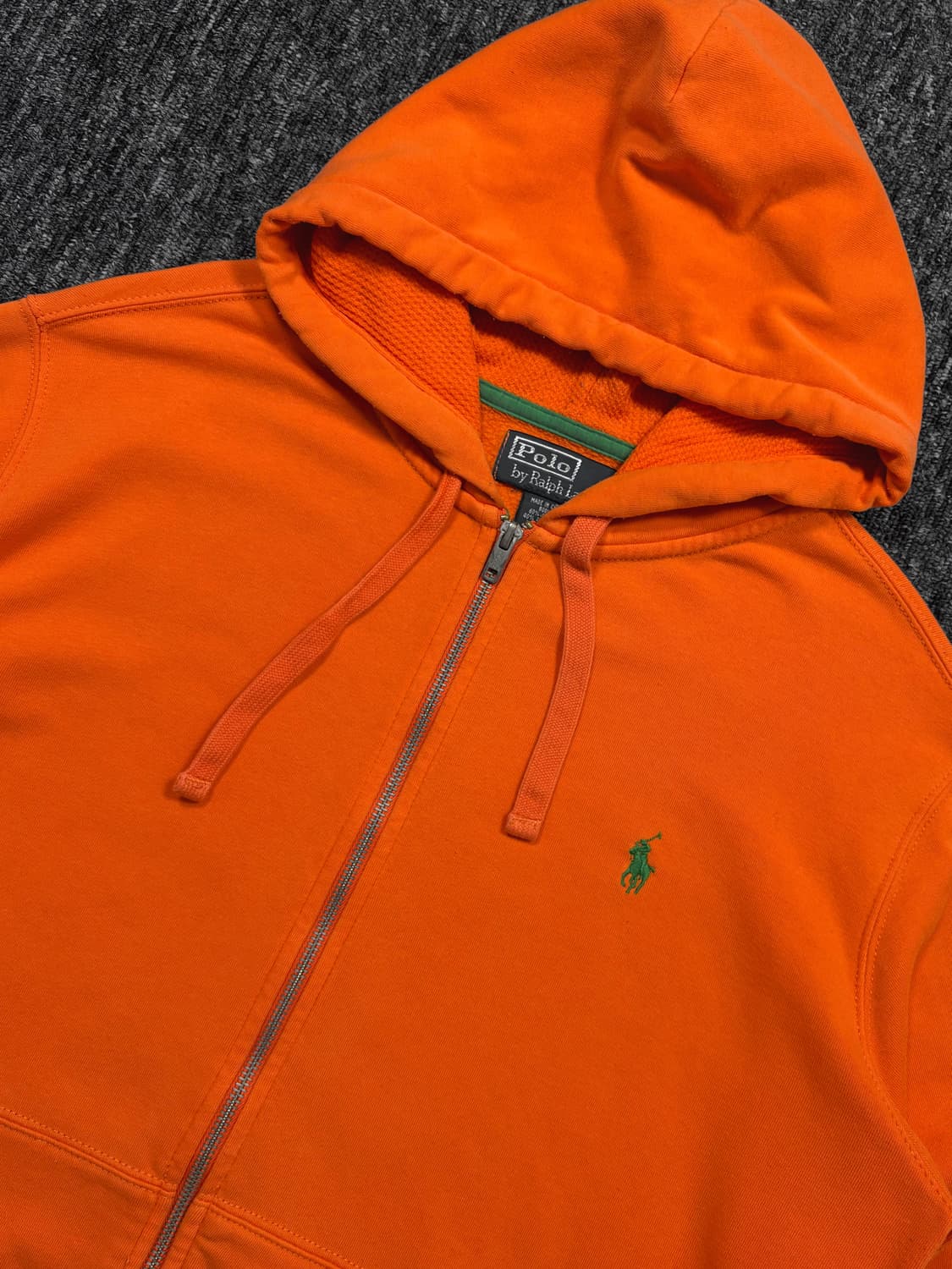 폴로 오렌지 후드집업 상품이미지5