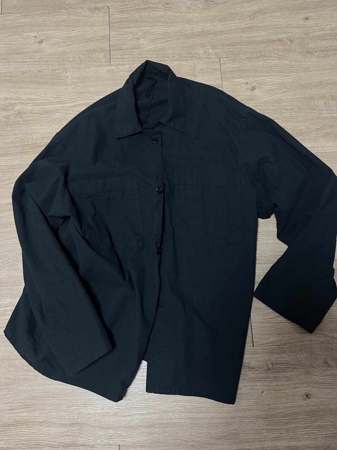 투빌더스하우스 long sleeve shirts black 상품이미지1