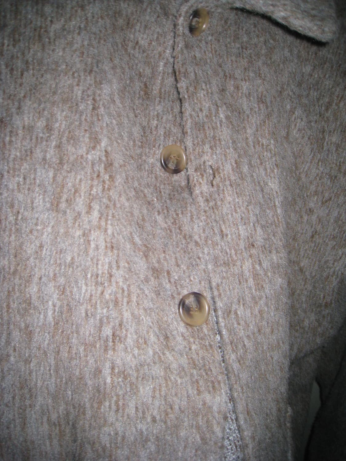 빈티지 퍼 자켓 베이지 브라운 상품이미지3