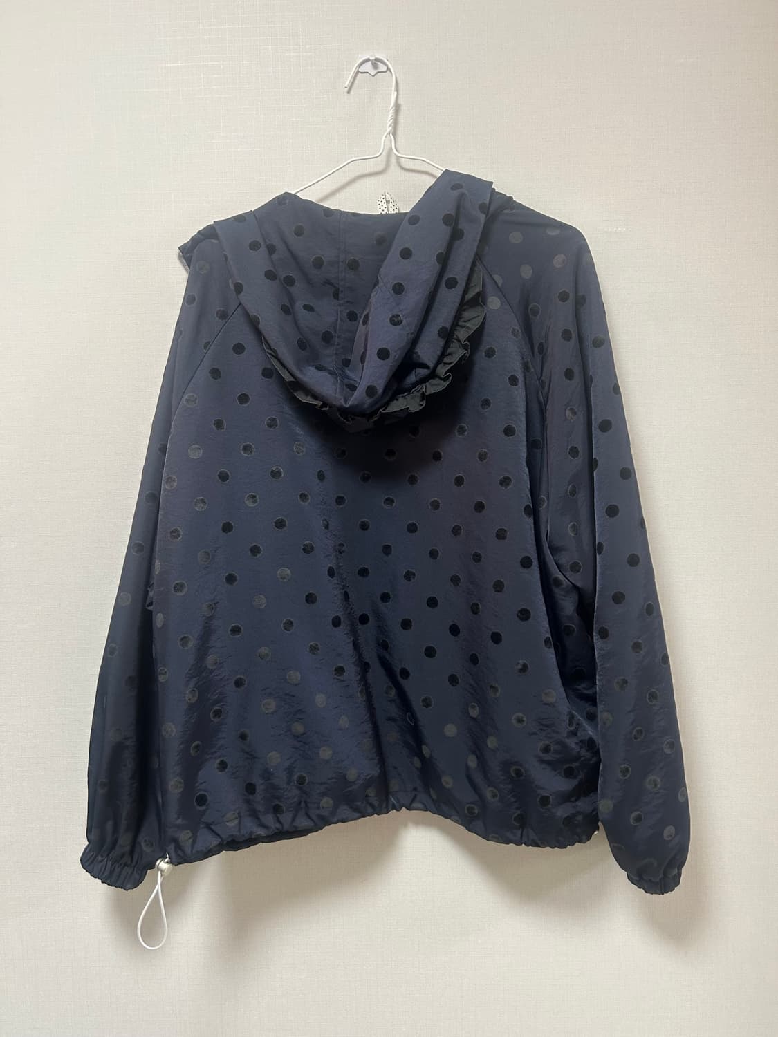 (설명참고) 도트 바람막이 네이비 상품이미지2