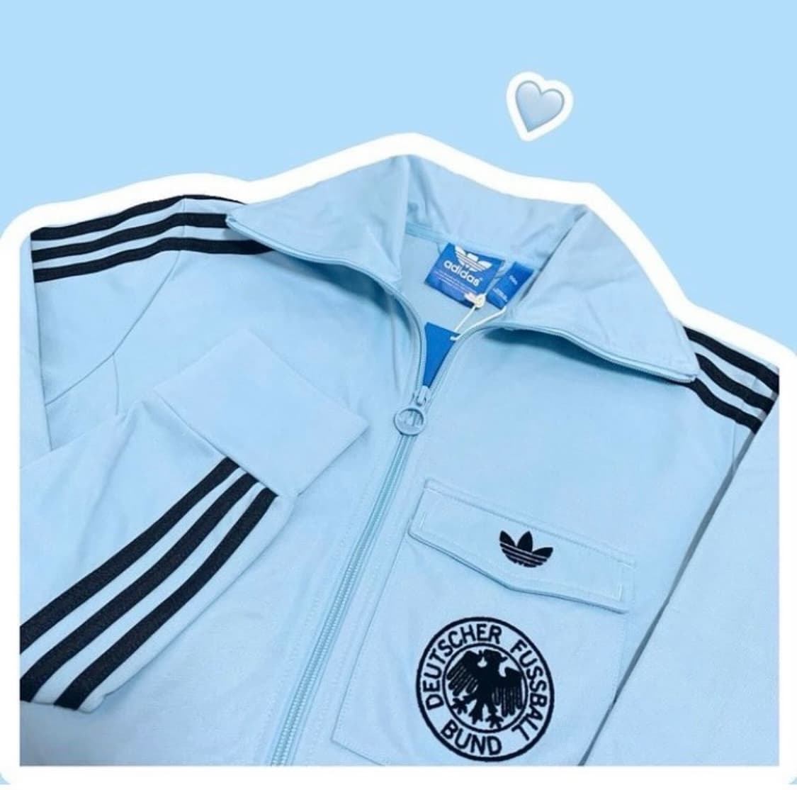 🐰아디다스 독일 스카이블루 대대장 트랙탑🩵 상품이미지1