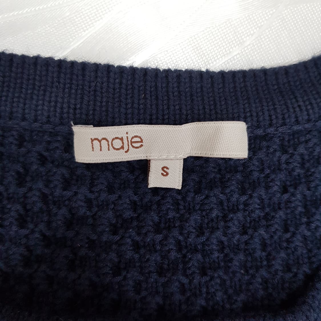 마쥬 MAJE  트위드 라인 니트 자켓  S사이즈 상품이미지5