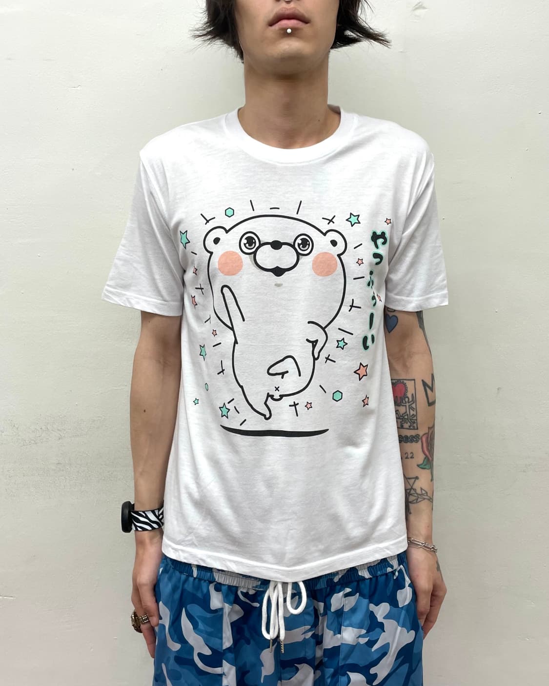 Cutie bear. Japanese T-shirt 상품이미지1
