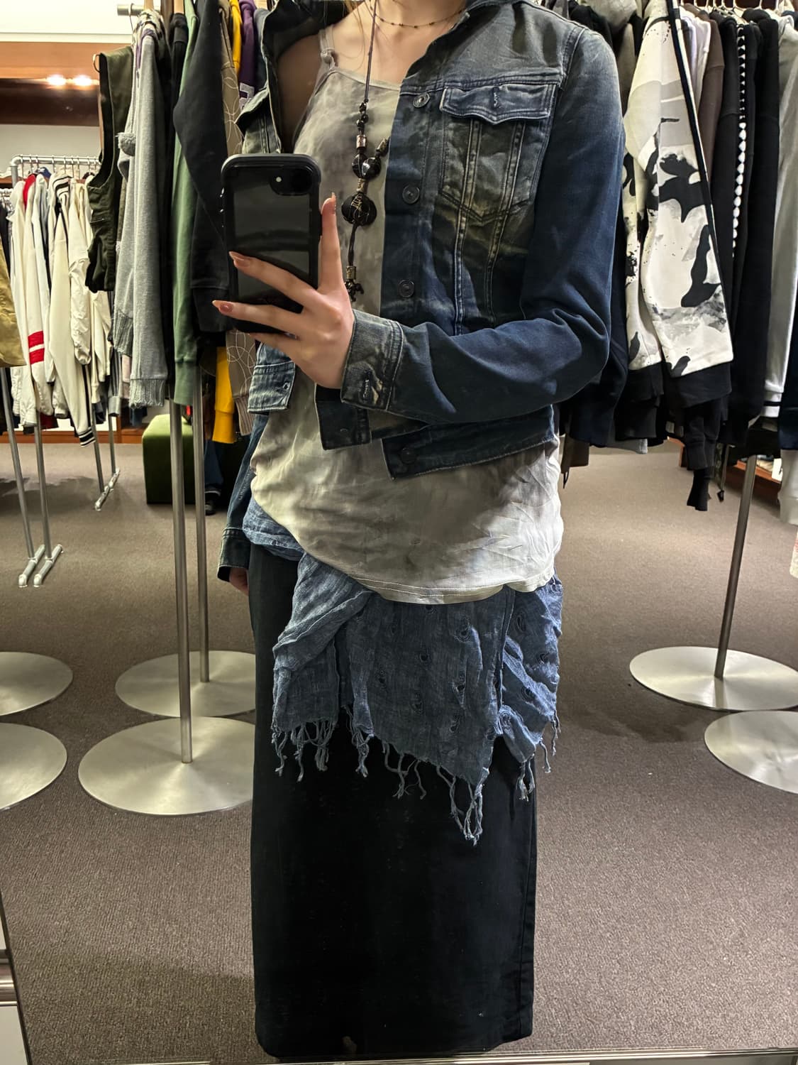 Global Work 빈티지 페이즐리 머플러 상품이미지6