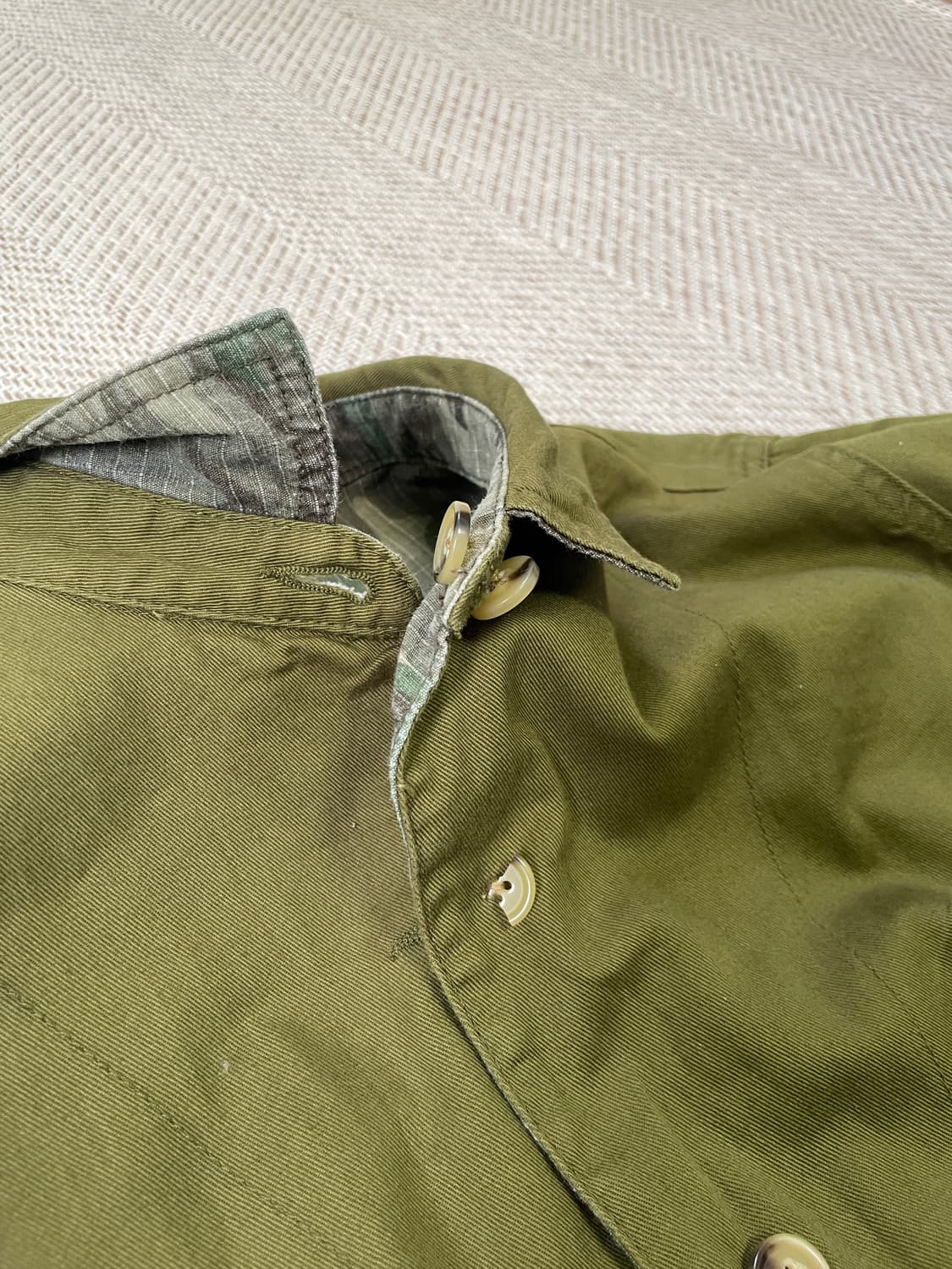 NANEA 립스탁 리버시블 밀리터리 워크 코트 J03366 상품이미지7