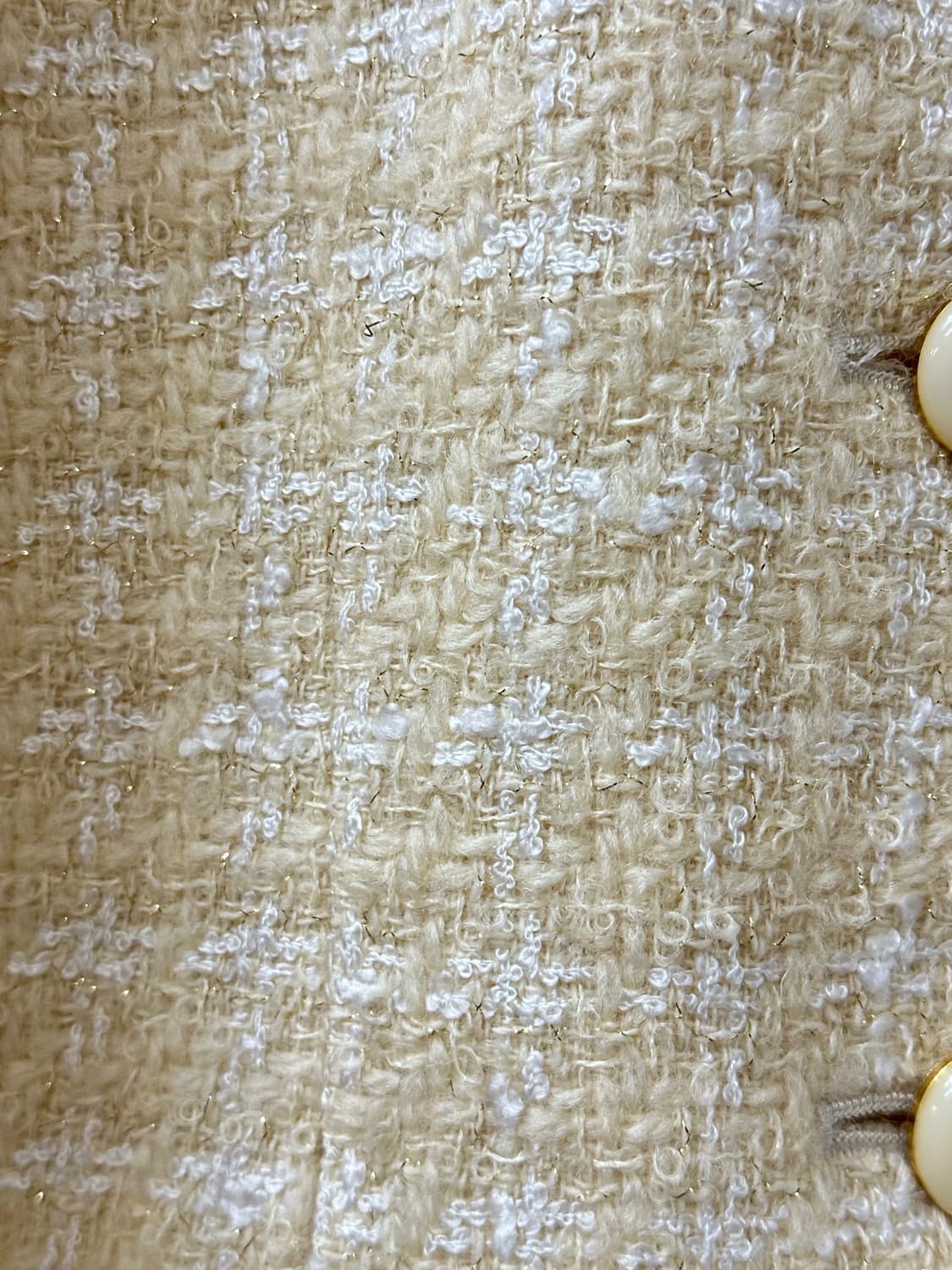 일본빈티지 울 혼방 카라 포인트 빈티지 클래식 트위드 자켓  상품이미지6