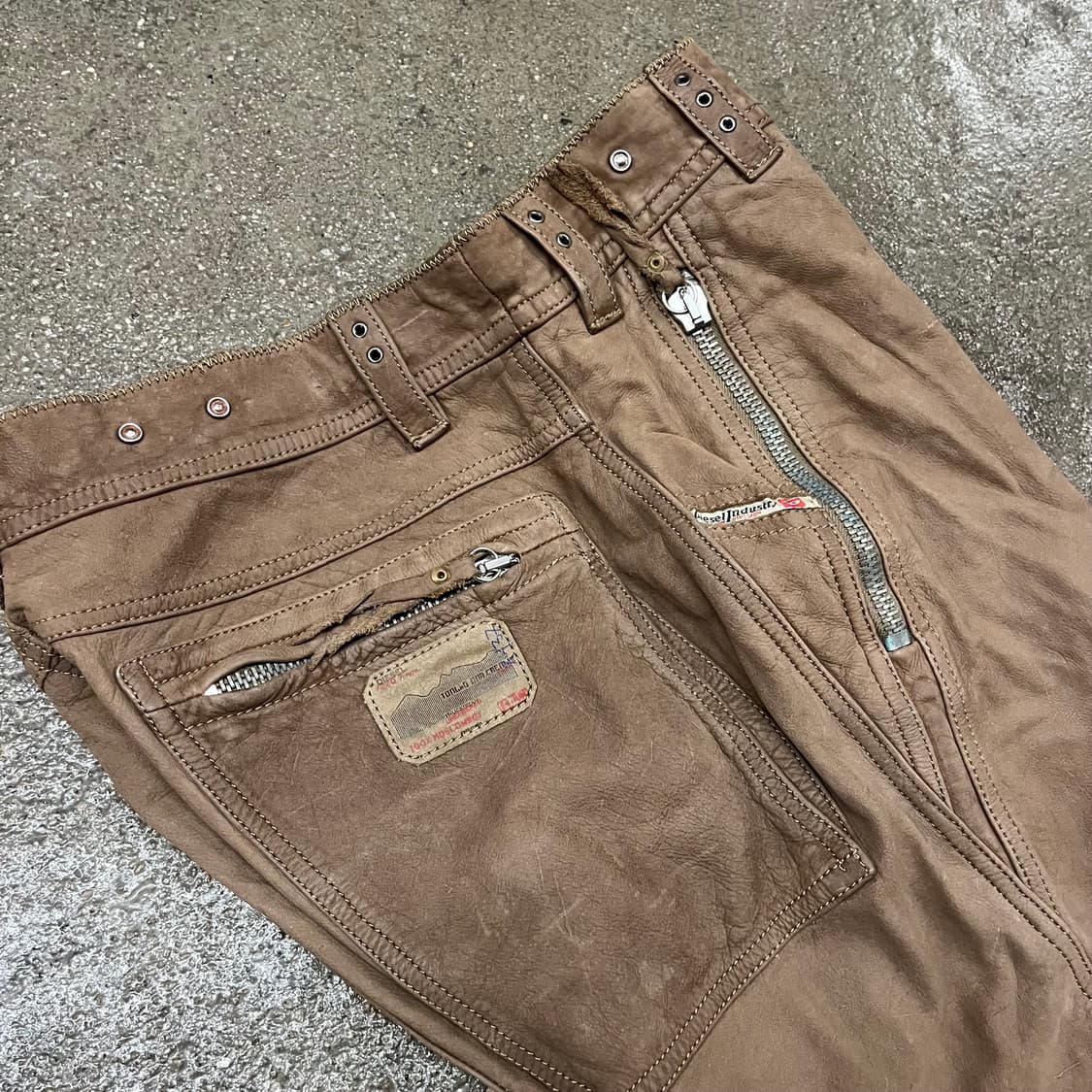 00s Diesel 가죽 팬츠 (31“) 상품이미지7