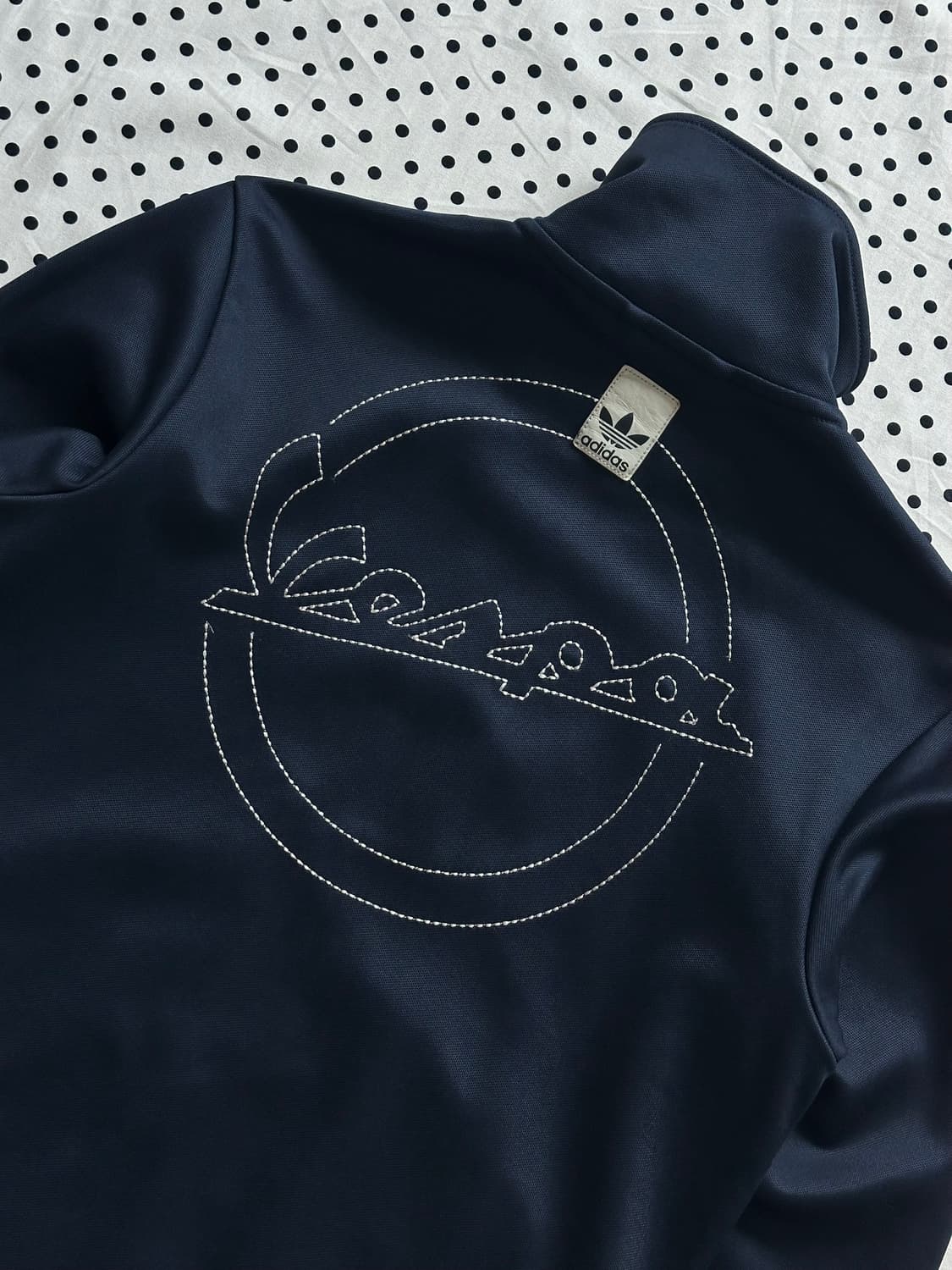 아디다스 x 베스파 네이비 트랙탑져지 희귀져지 상품이미지5