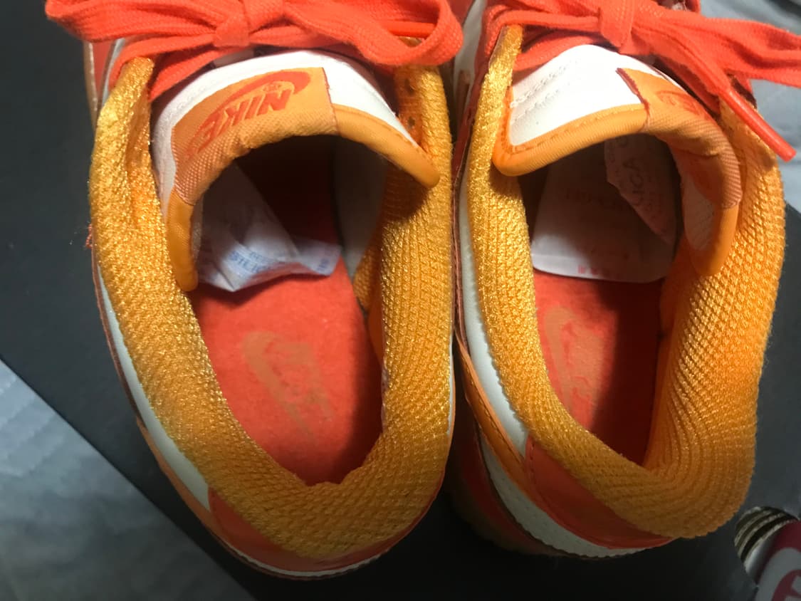 나이키 덩크 로우 오렌지 블레이즈 245사이즈 상품이미지5