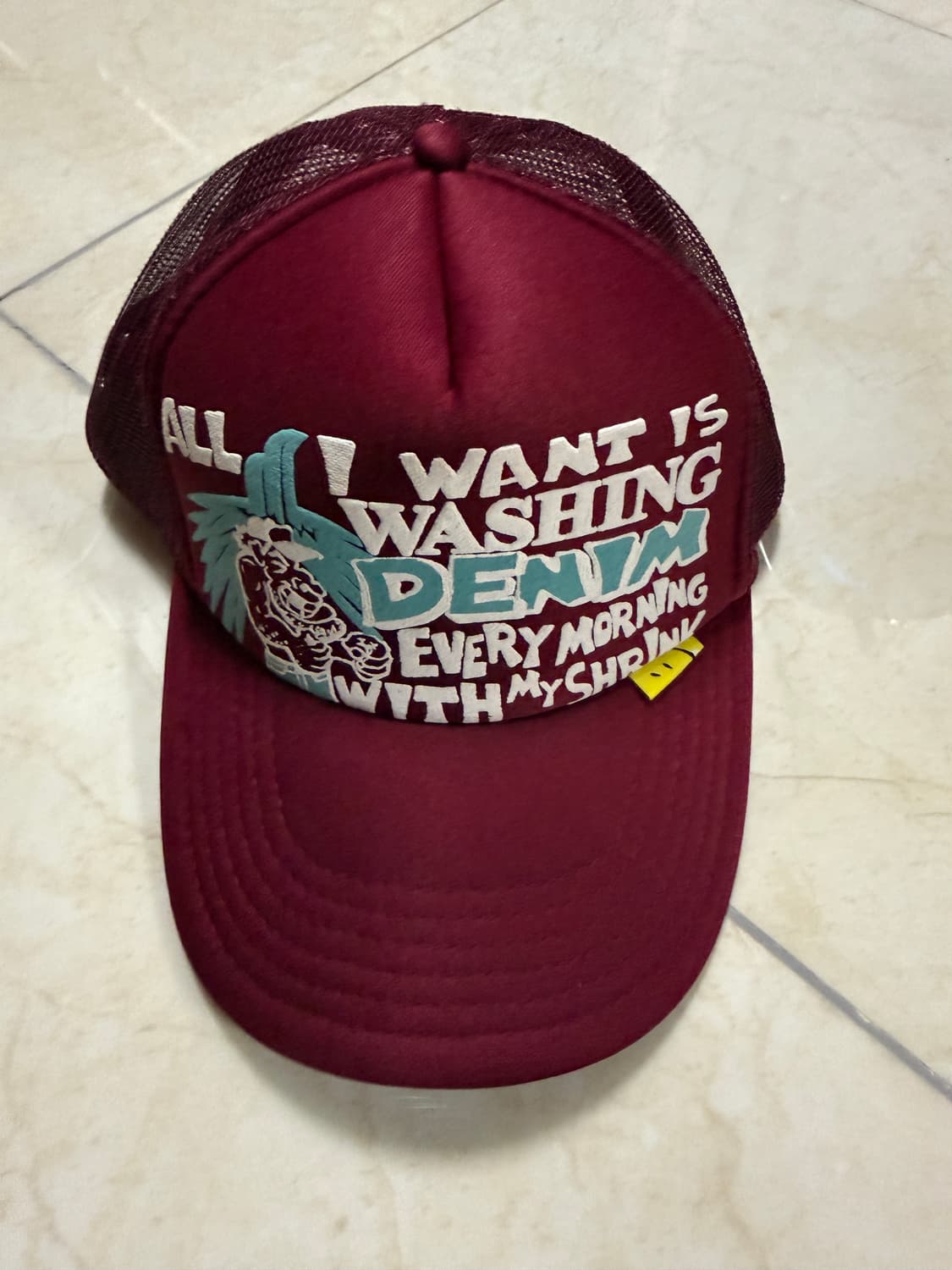 캐피탈 트러커캡 버건디 상품이미지1