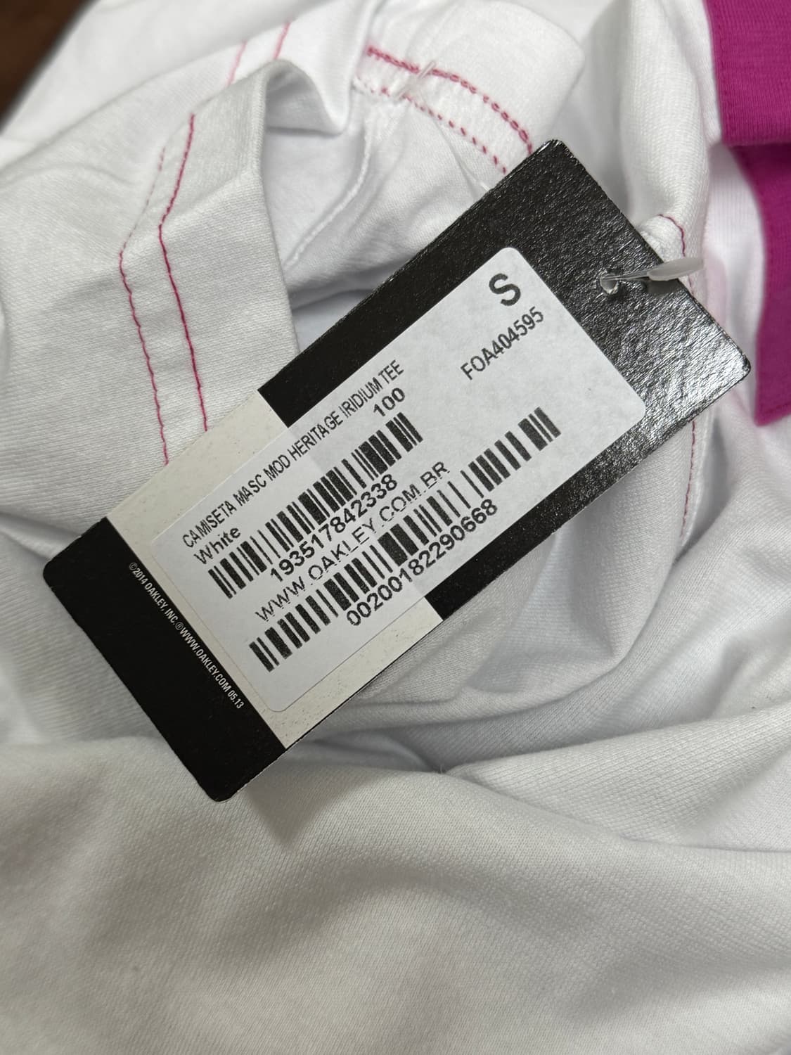 오클리 핑크 프린팅 티셔츠 해외제품 상품이미지3