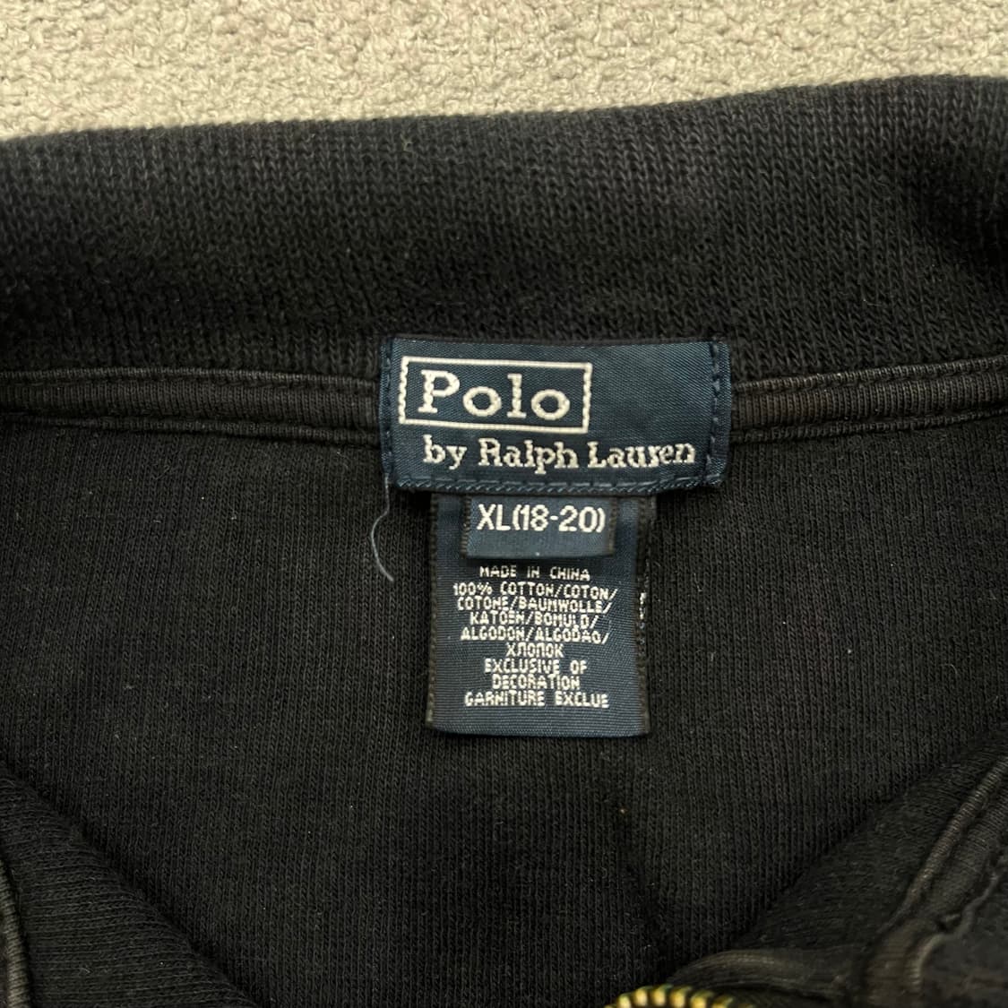 XL 폴로 랄프로렌 빅포니 하프집업 맨투맨 상품이미지5