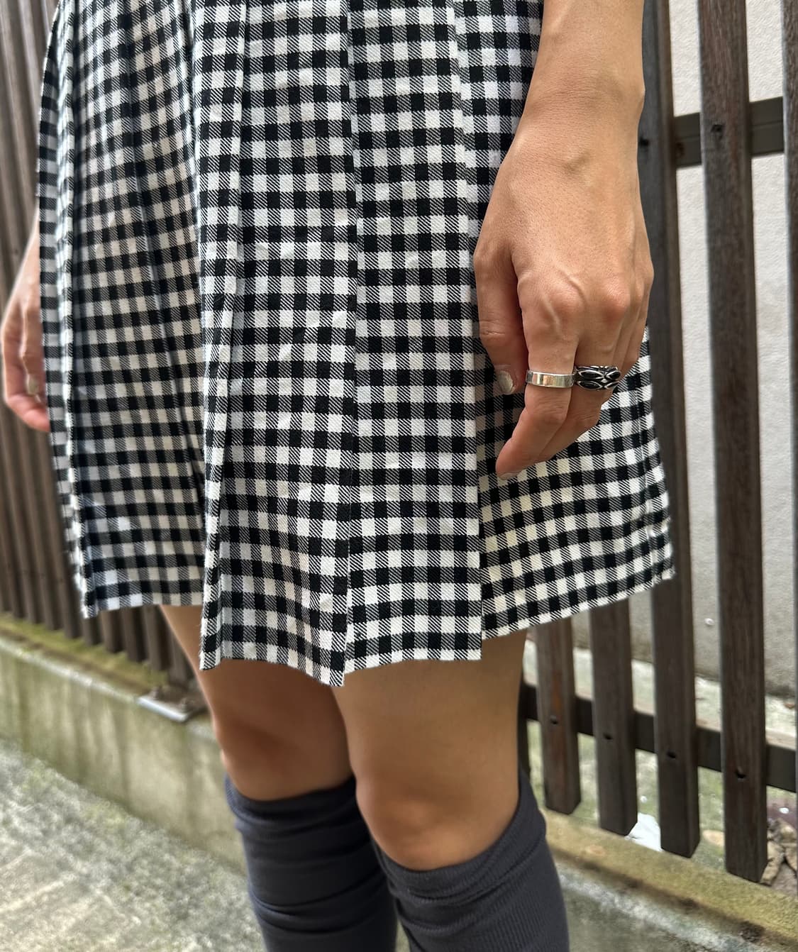 Gingham Check Skort 상품이미지2