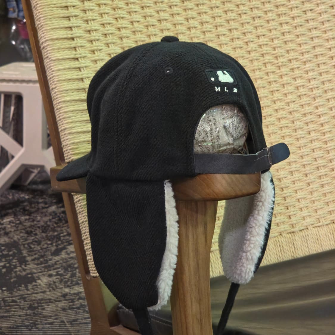 뉴욕 양키스 귀달이 모자 블랙 상품이미지5