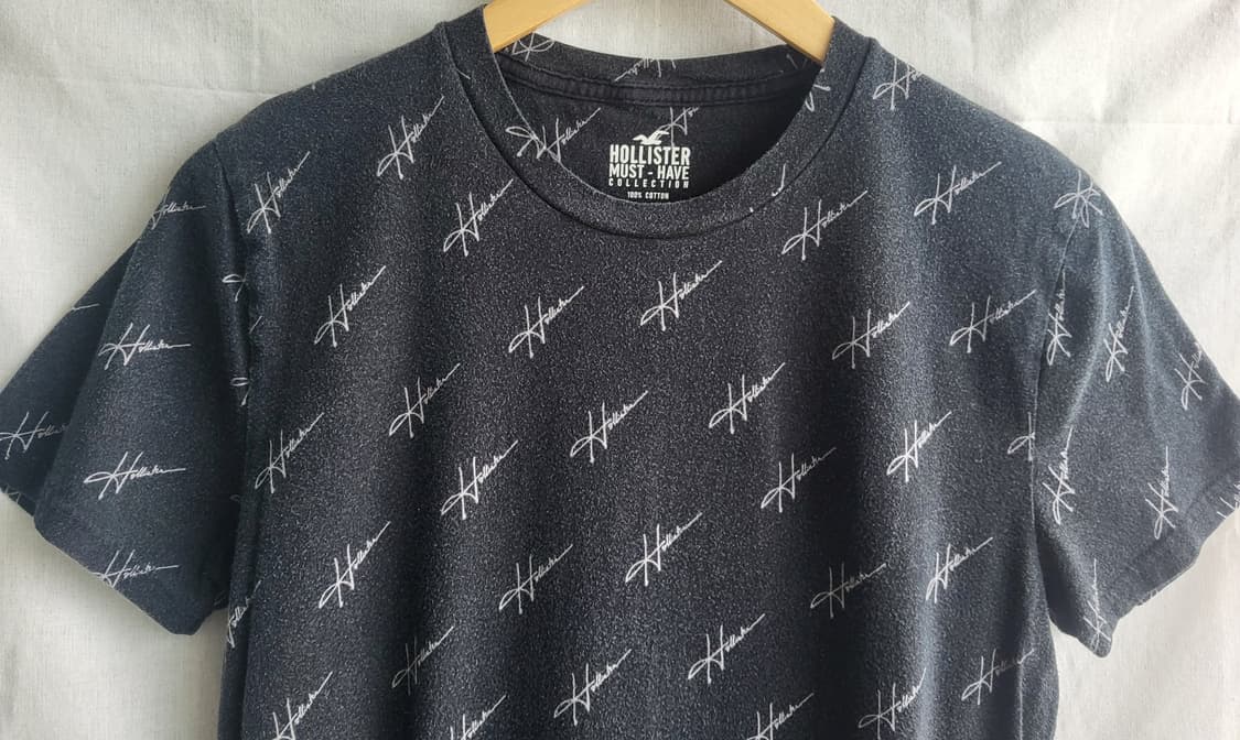 HOLLISTER 홀리스터 공용 반팔 티셔츠 S 코튼 캐주얼 상품이미지3