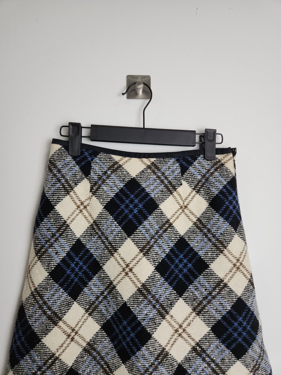 체크 울 스커트 상품이미지6