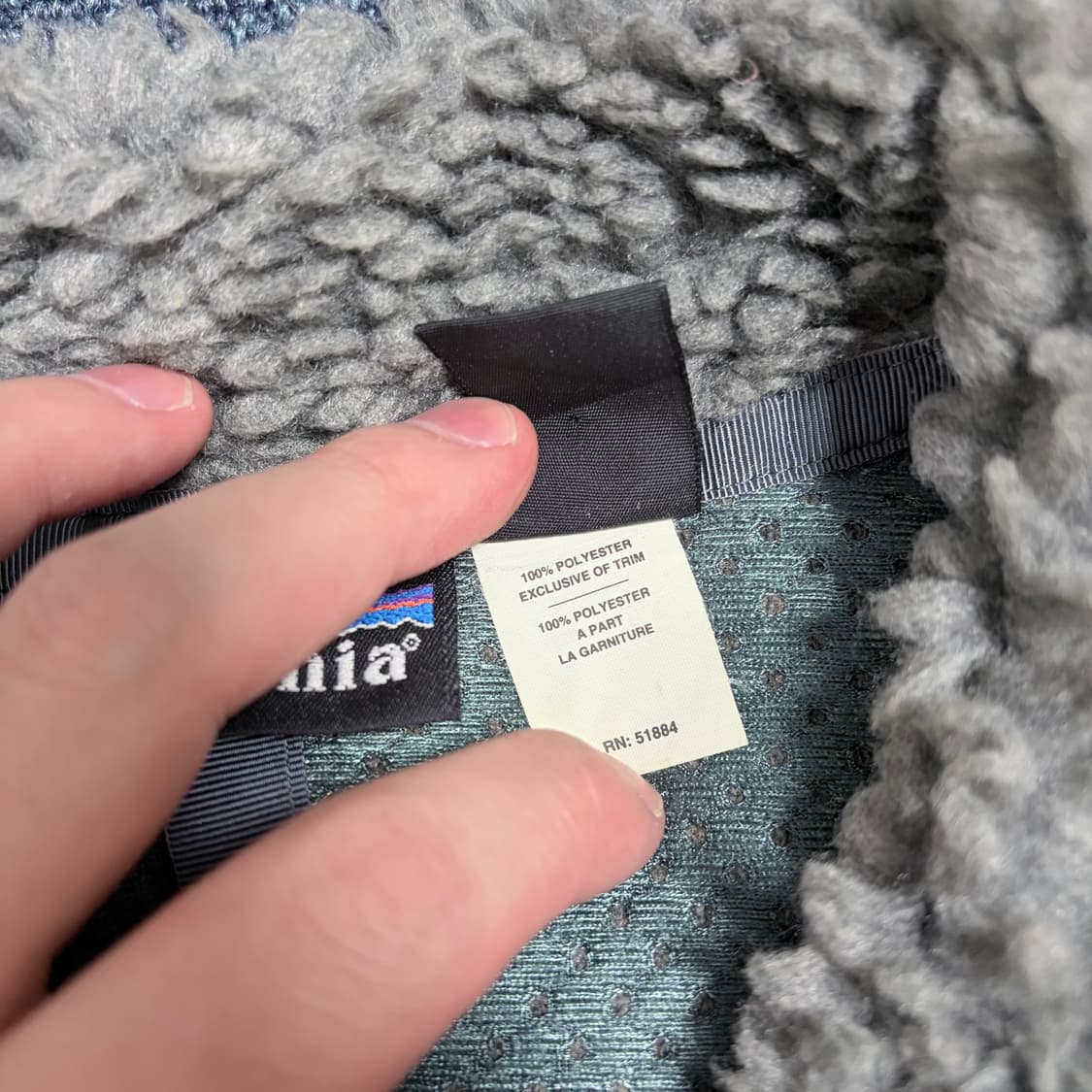 2000 파타고니아 클래식 레트로 딥파일 플리스 차콜 상품이미지6