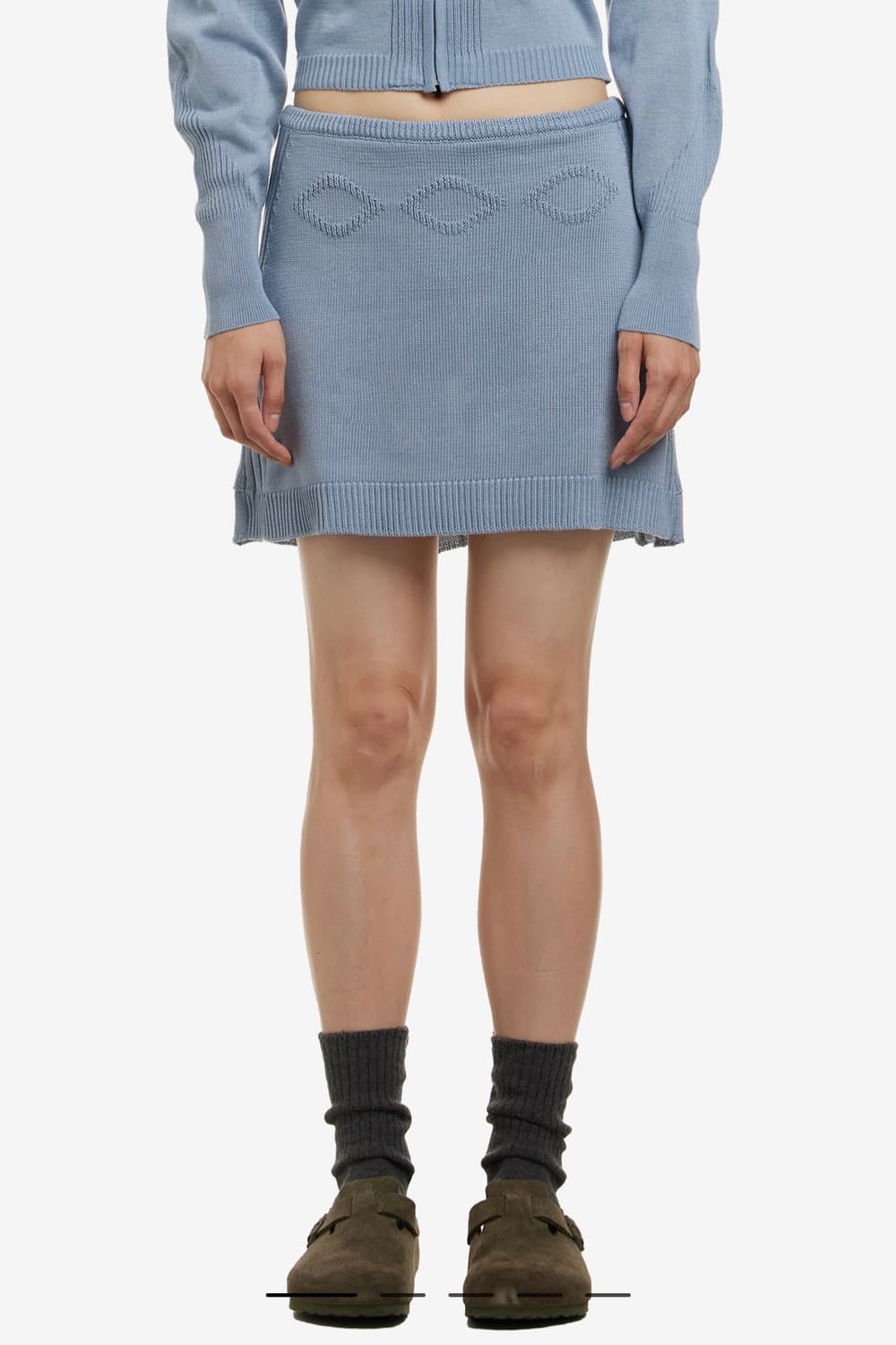 미스치프) Rhombus Knit Skirt M 상품이미지1