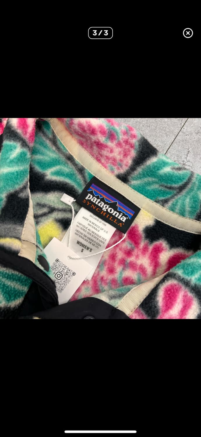 파타고니아 꽃무늬 신칠라 희귀템 재당근 상품이미지3