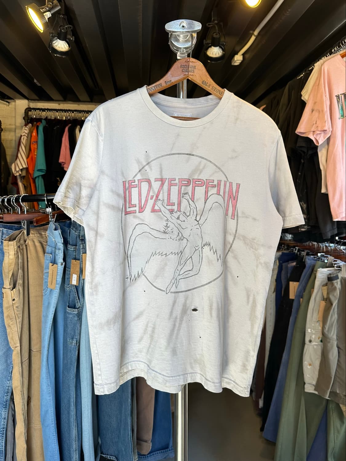 레드 제플린 Led Zeppelin 락밴드 프린팅 티셔츠 상품이미지1