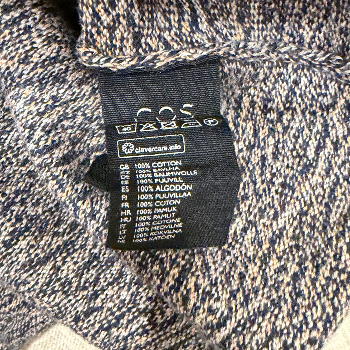 COS 코스 멀티컬러 라운드넥 니트 상품이미지5