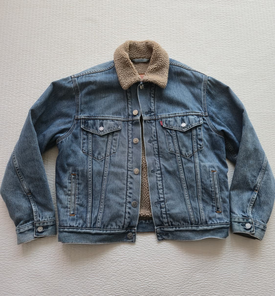리바이스 쉐르파 데님 트러커 자켓 청자켓M 상품이미지2