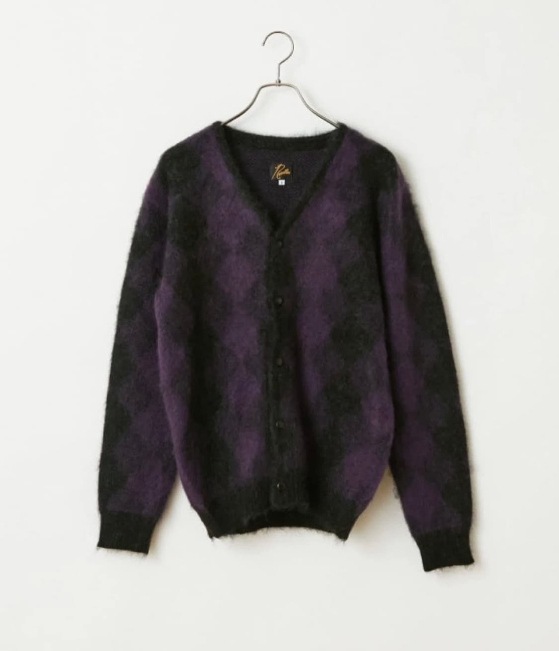 Needles 니들스 모헤어 가디건 퍼플/블랙 S 상품이미지1