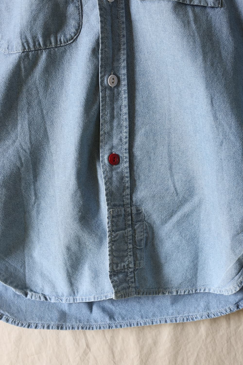 엔지니어드가먼츠 올드라벨 샴브레이 셔츠S 상품이미지7