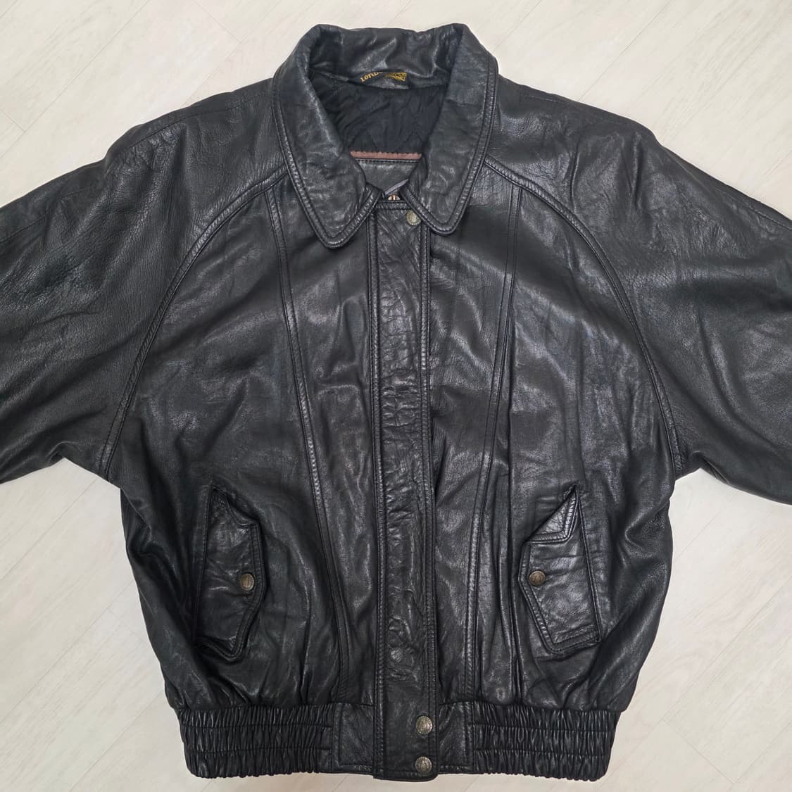 [90s] 런던포그 리얼 레더 자켓 양가죽 자켓 상품이미지3