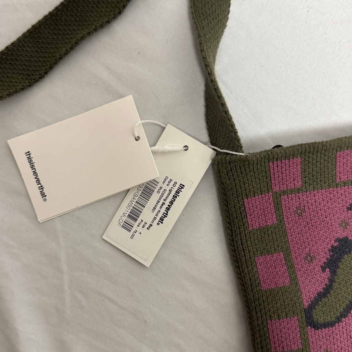 그레이트풀데드 디스이즈네버댓 니트 가방 (새상품) 상품이미지3