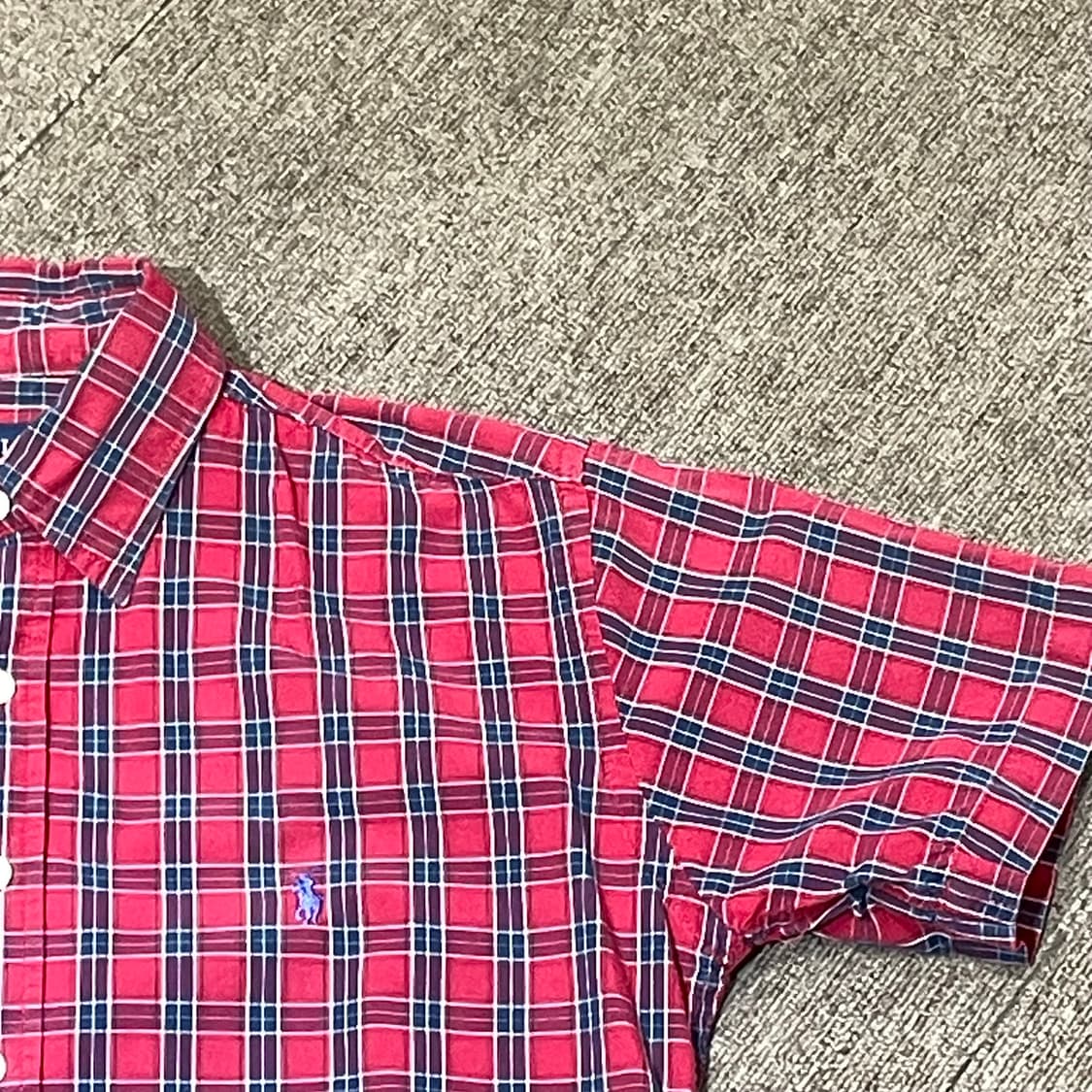 (S) POLO 폴로 랄프로렌 체크 반팔 셔츠 블레이크 상품이미지5