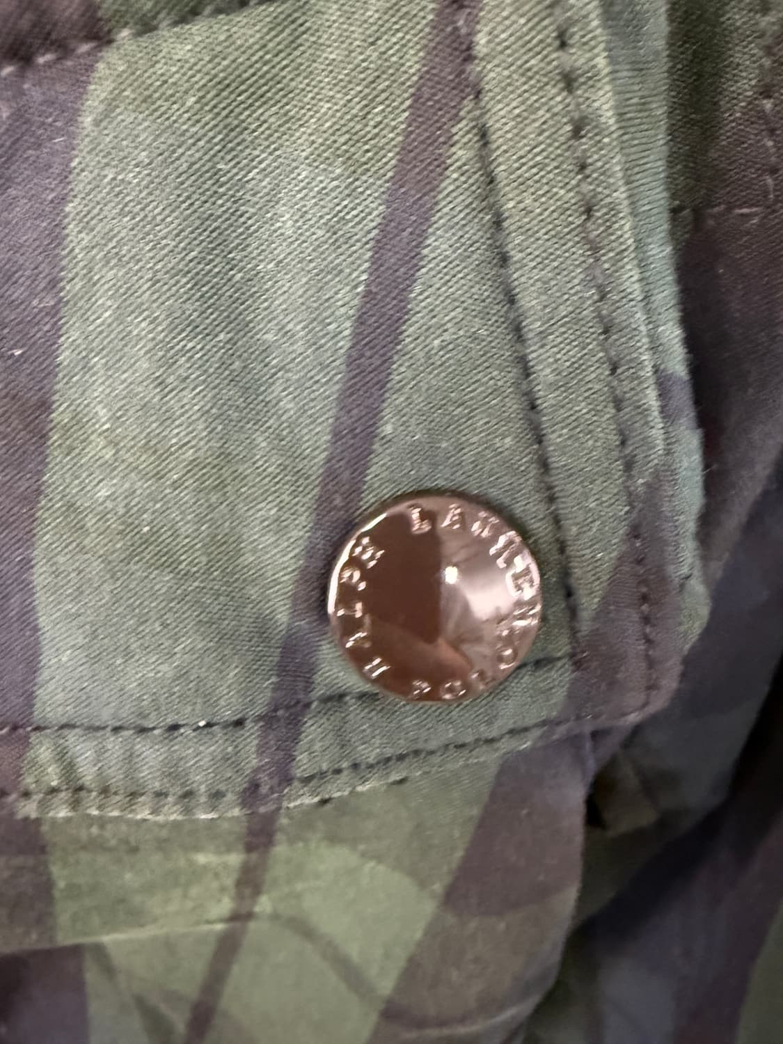 폴로 랄프로렌 블랙와치 오일클로스 자켓 XL 상품이미지4