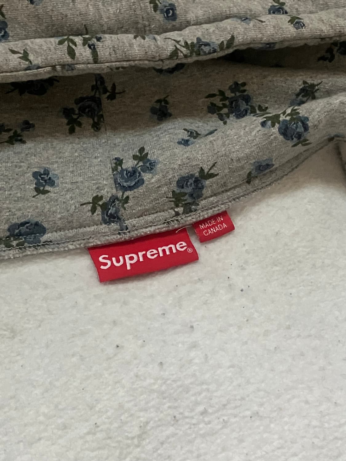 슈프림 플라워 후드집업(M) 상품이미지3