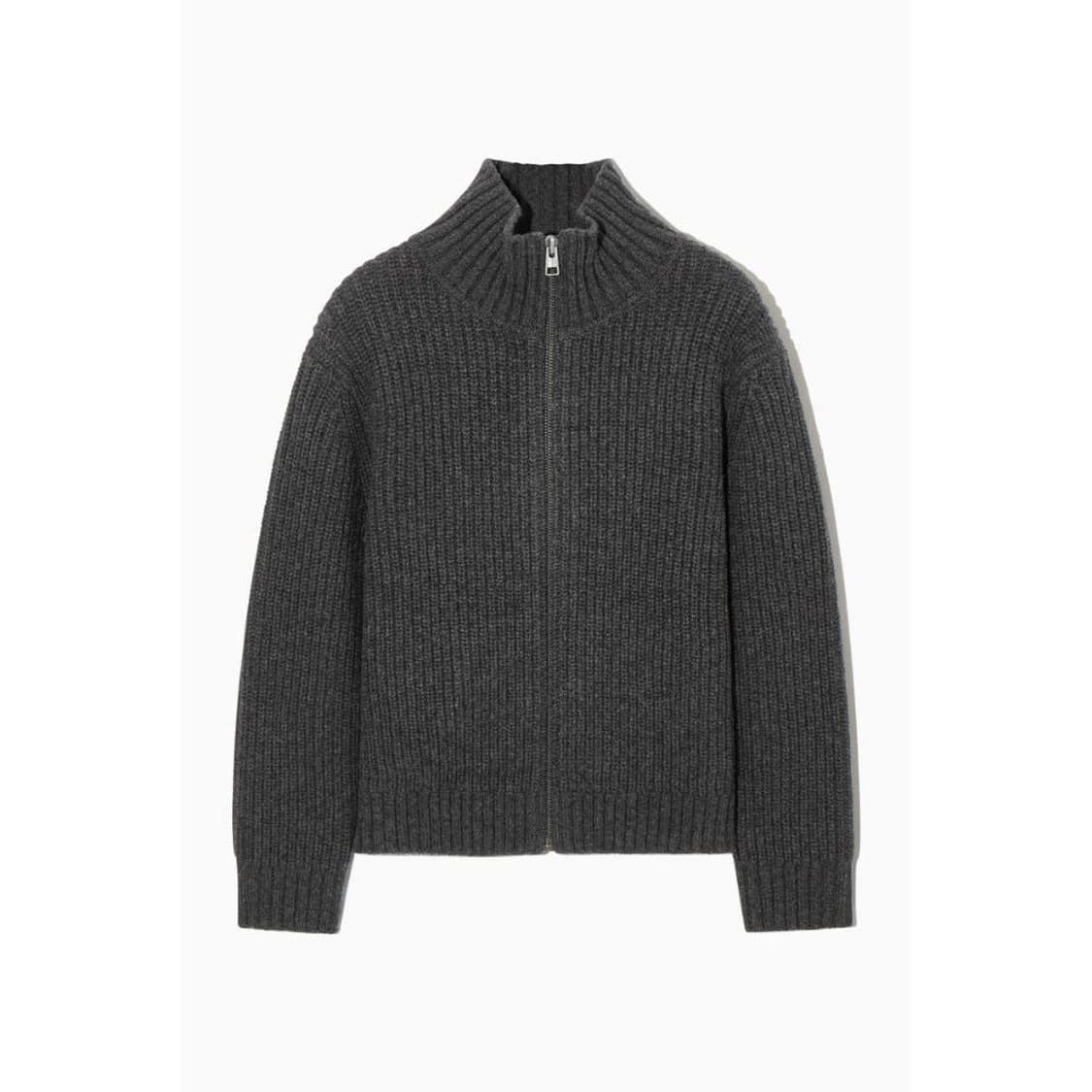 (XL) 코스 COS  퍼널넥 니티드 울 자켓 상품이미지2