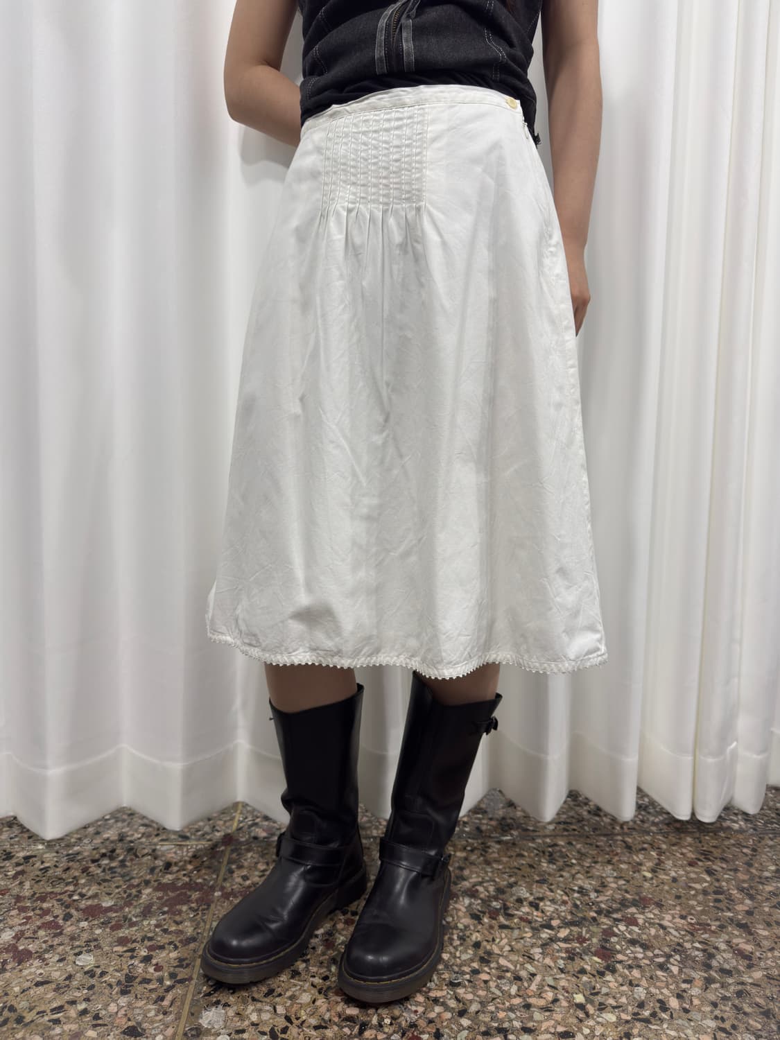 white mori midi skirt 상품이미지2