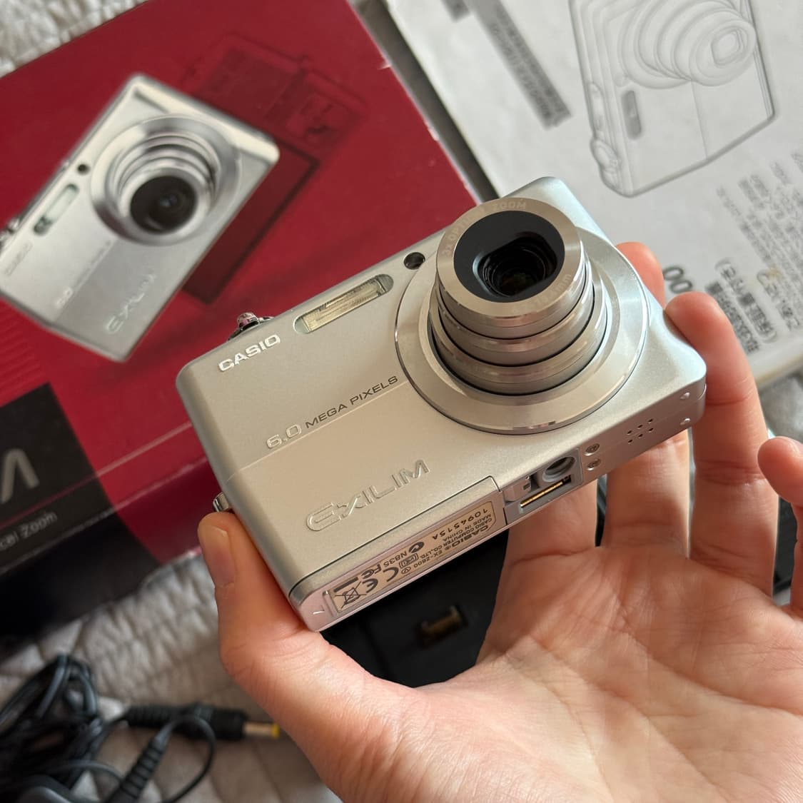 정크 풀박스 CASIO EXILIM EX-Z600 카시오 엑슬림 실버디카 상품이미지6