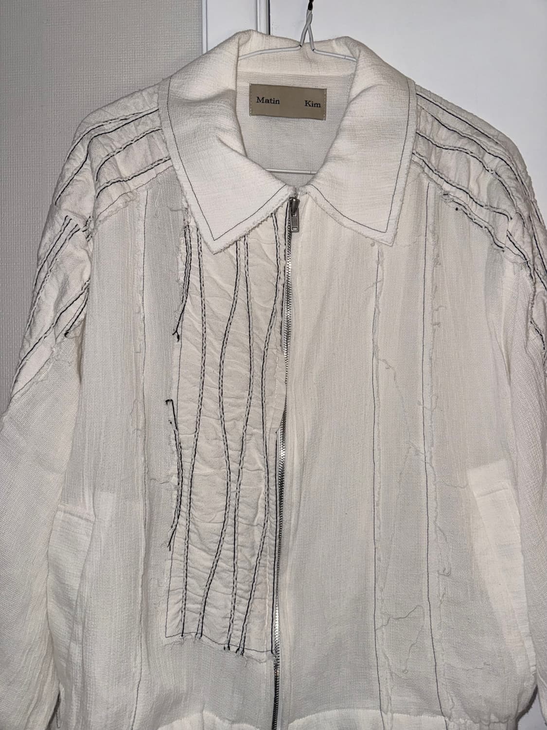 마땡킴 린넨 봄버 자켓 상품이미지1