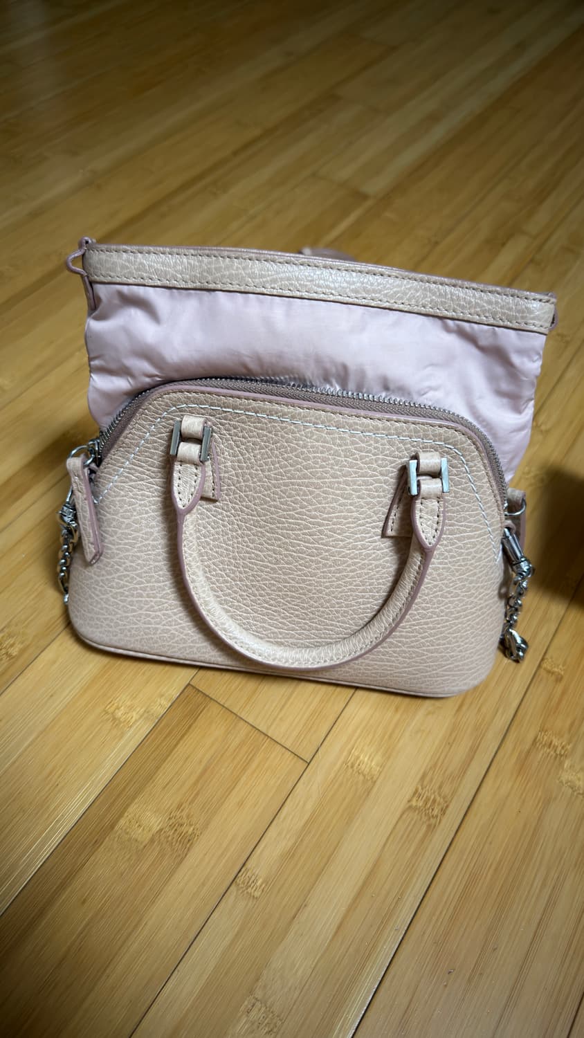 메종마르지엘라 5AC 가방 스몰 핑크색상 상품이미지2