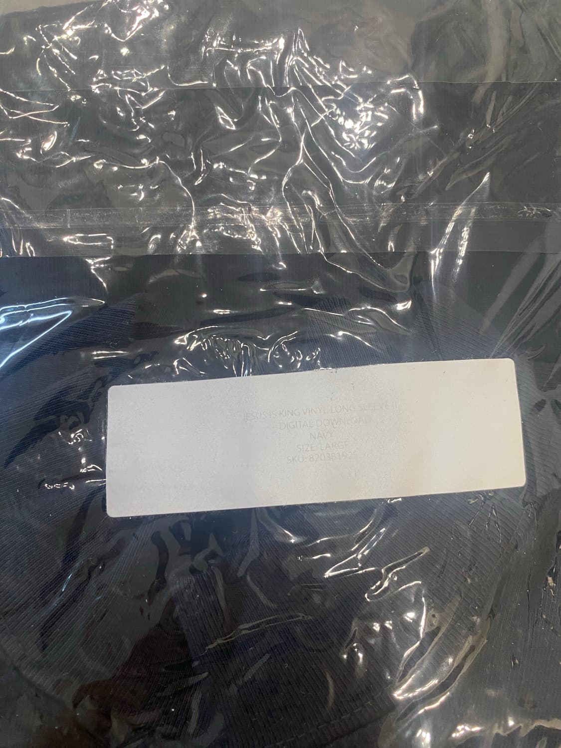 [L]칸예 jesus is king 롱슬리브 네이비 상품이미지3