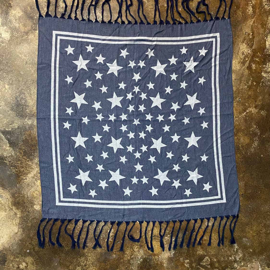 Wtaps 더블탭스 별 패턴 스카프 상품이미지1