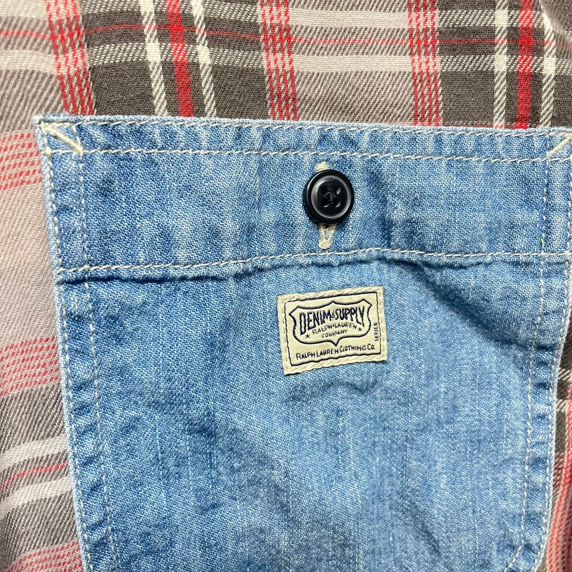 데님앤서플라이 데님 포인트 체크 셔츠 상품이미지2