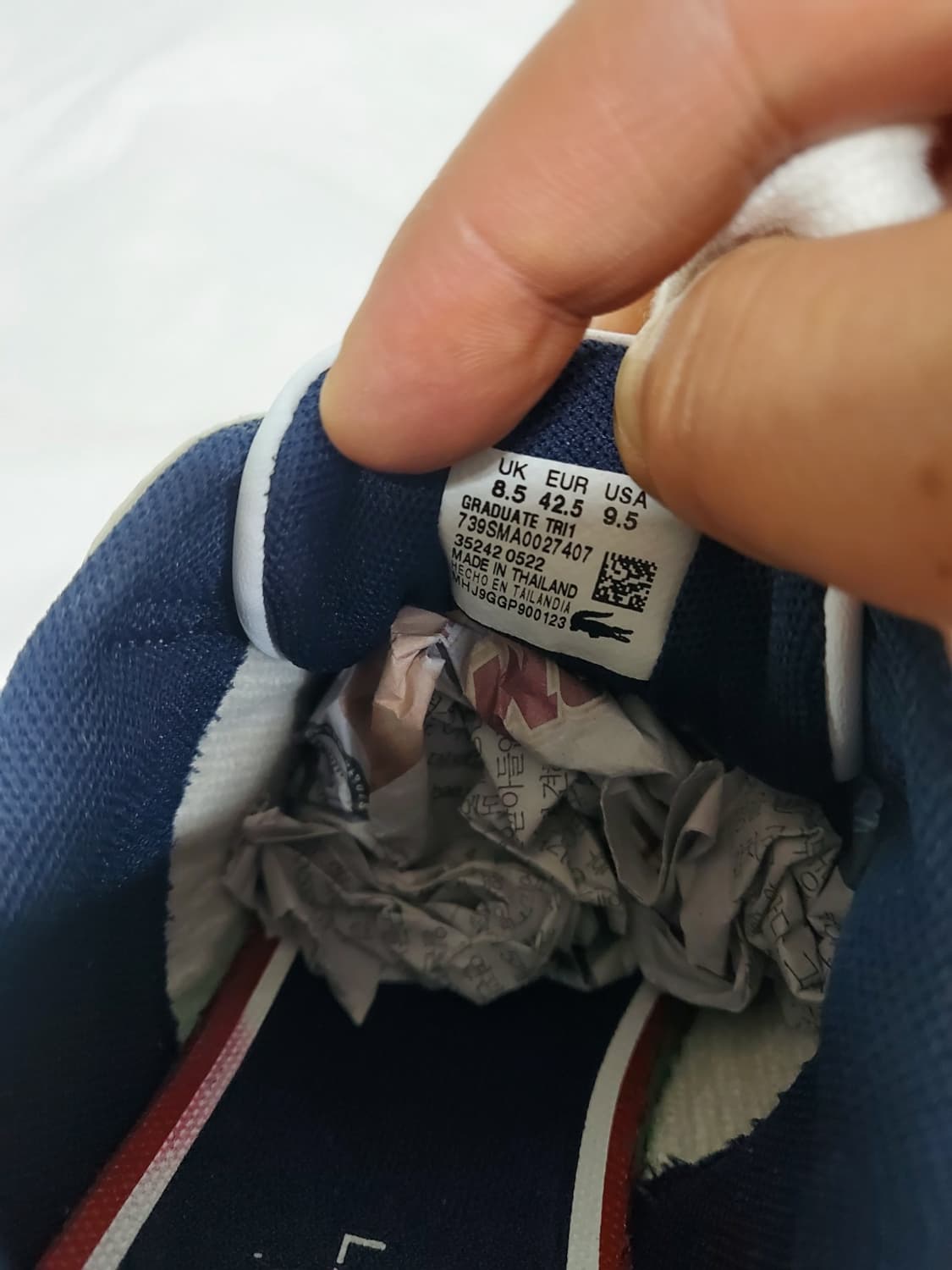 라코스테 스니커즈 정품 275사이즈 상품이미지8